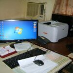 PC et imprimante